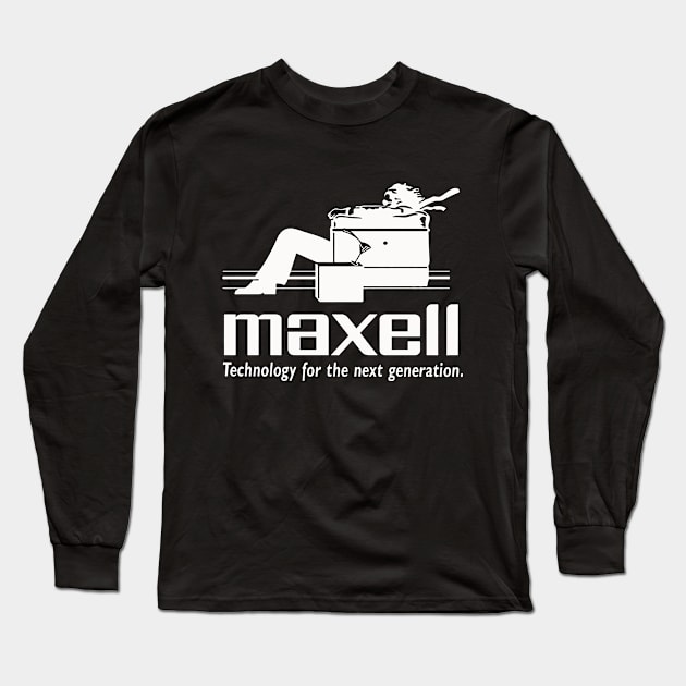 Maxell Speakers Retro Long Sleeve T-Shirt by MiaGamer Gear